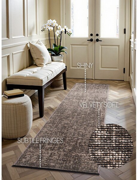 Бежова пътека 80x250 cm Prisma – Elle Decoration