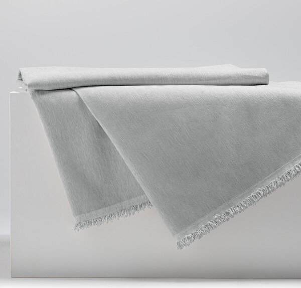 Светлосиво покривало за легло от шенил 220x240 cm Talo – Filumi