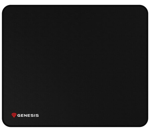 Подложка за мишка Genesis M12 - LOGO (Carbon 500 M Logo), гейминг, сива с червено лого, 300 x 250 x 2.5mm