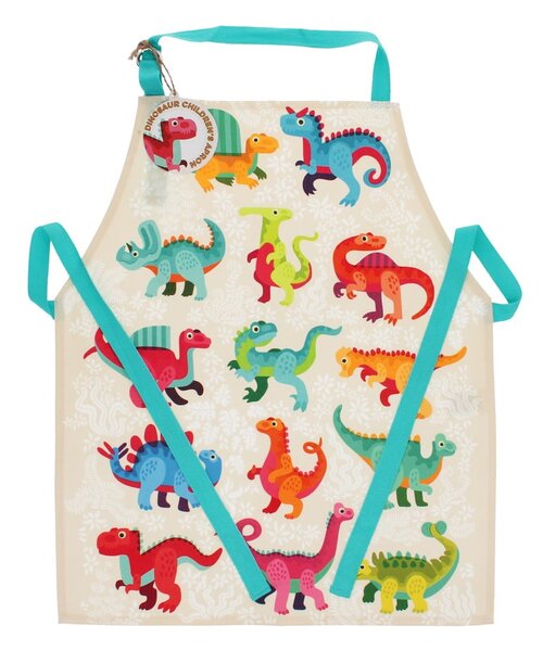 Памучна детска престилка Baby Dinos – Rex London