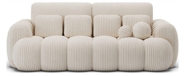 Бежов разтегателен диван от рипсено кадифе 256 cm Cotonn – ELTAP