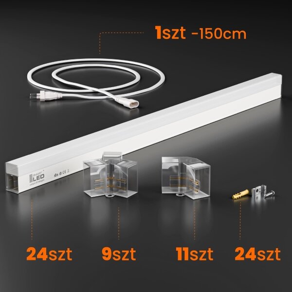 LED димируемо таванно осветително тяло HEXAGON LED/240W/85-265V 5000K CRI 90 IP54 бяло