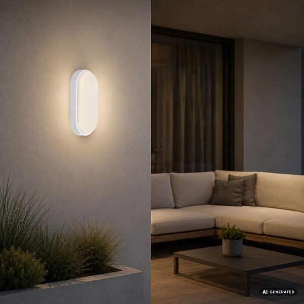 Rabalux 77222 - LED външно стенно осветително тяло HORT2 LED/14W/230V IP54 бяло
