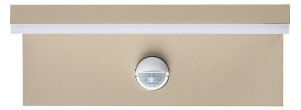 Rabalux 77220 - LED външен стенен аплик със сензор ZARAGOZA 9W/230V IP54 бежов