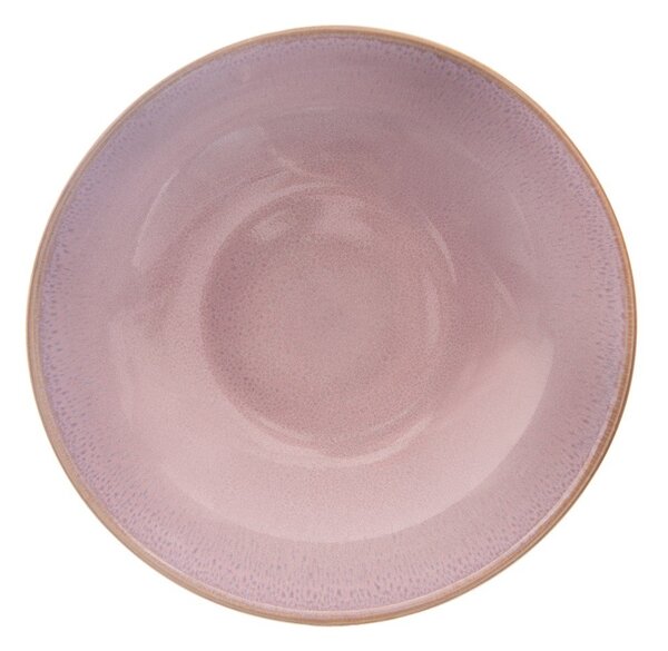 Розова супена керамична чиния ø 20,5 cm Glaze – Orion