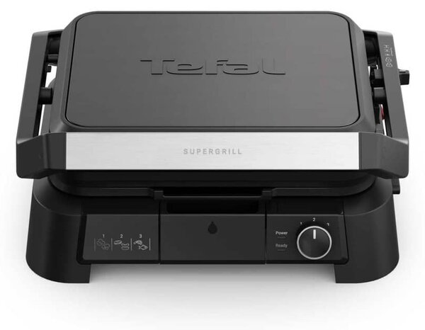 Грил преса Tefal SuperGrill 3in1, 3 нива на температурата, 2000W