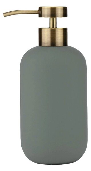 Зелен керамичен диспенсер за сапун 200 ml Lotus – Mette Ditmer Denmark
