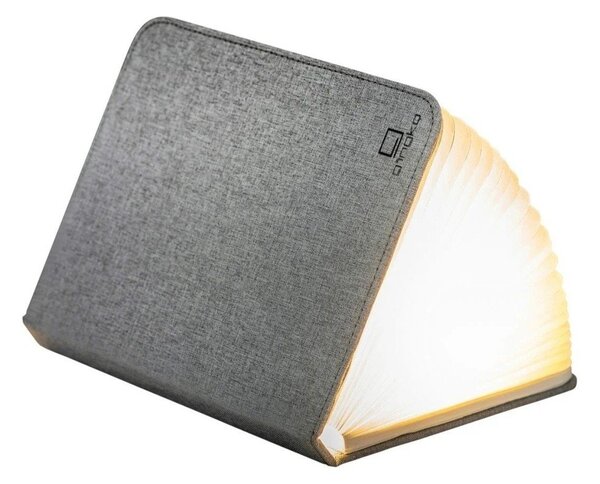 Сива светлинна декорация с USB Booklight – Gingko