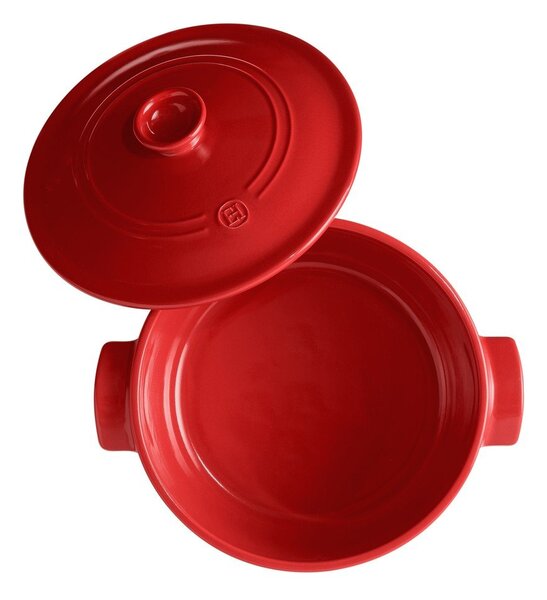 Керамичен съд за готвене с капак 3,9 l Flame – Emile Henry
