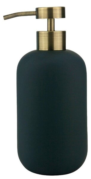Антрацитен керамичен диспенсер за сапун 200 ml Lotus – Mette Ditmer Denmark