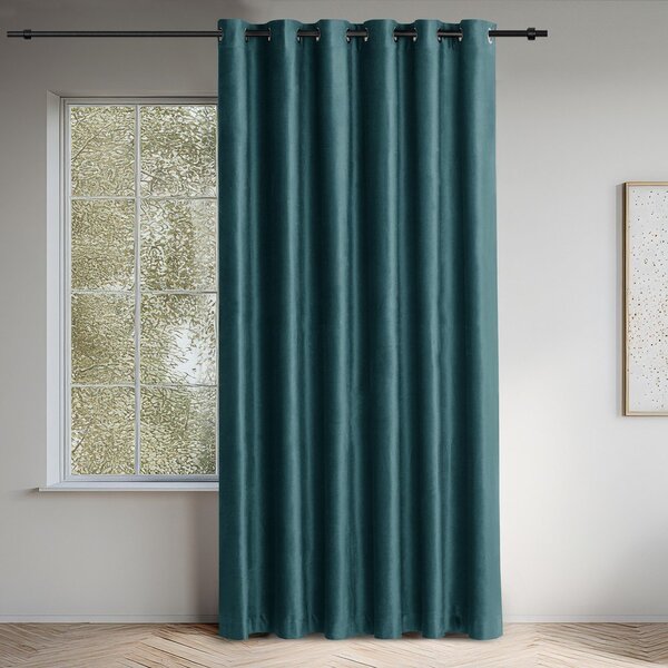 Затъмняваща завеса в петролен цвят 140x175 cm Velto – Filumi