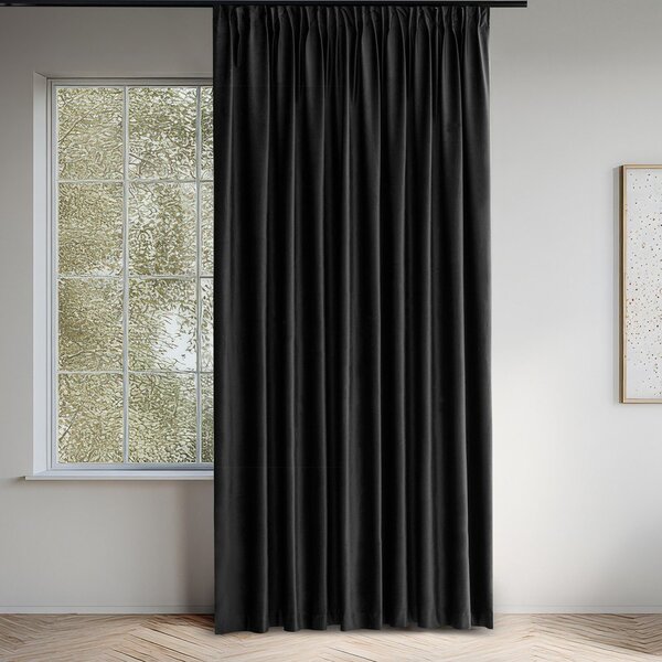 Черна затъмняваща завеса 200x270 cm Velto – Filumi