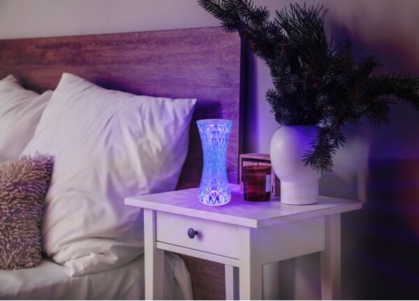 Globo 28073 - LED RGBW настолна лампа GIXI с докосване, LED/1W/5V, 800 mAh