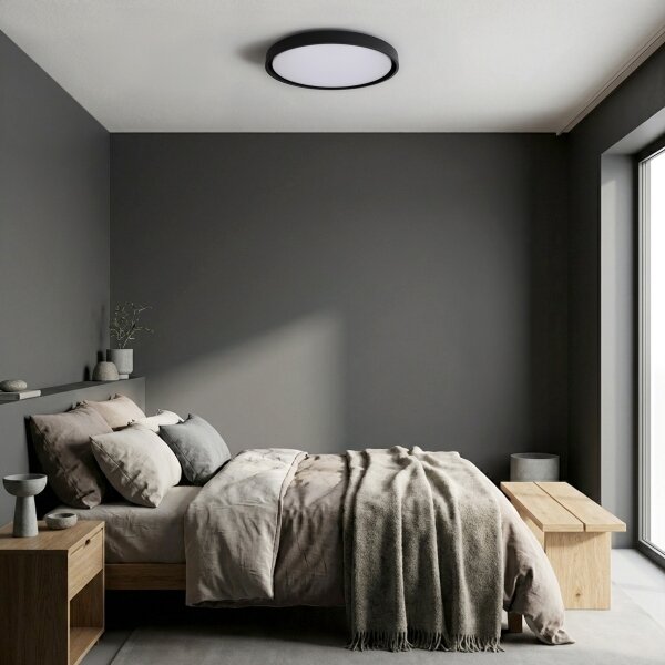 Brilagi -LED димируемо осветително тяло MATTEO LED/60W/230V 3000-6500K Ø 51,5 cm черно + с дистанционно управление