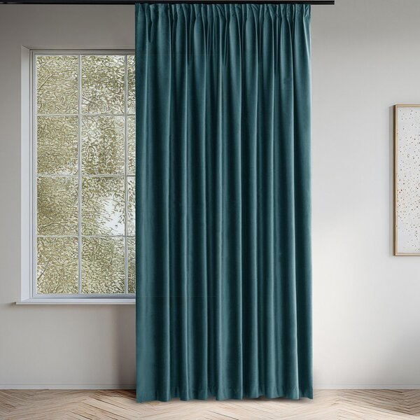 Затъмняваща завеса в петролен цвят 140x250 cm Velto – Filumi