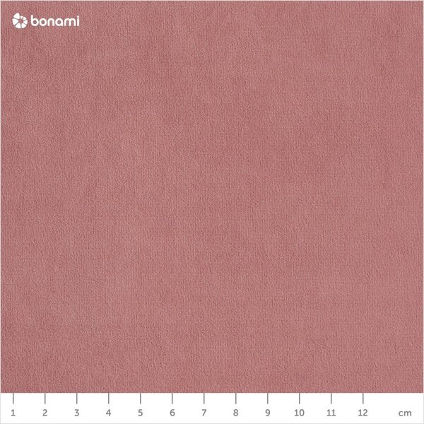 Светлорозов кадифен ъглов разтегателен диван (десен ъгъл) Sweet Harmony - Miuform