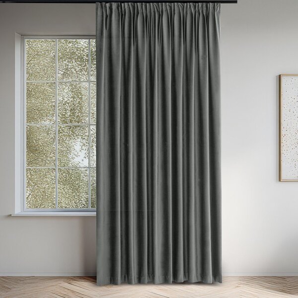 Тъмносива затъмняваща завеса 200x250 cm Velto – Filumi