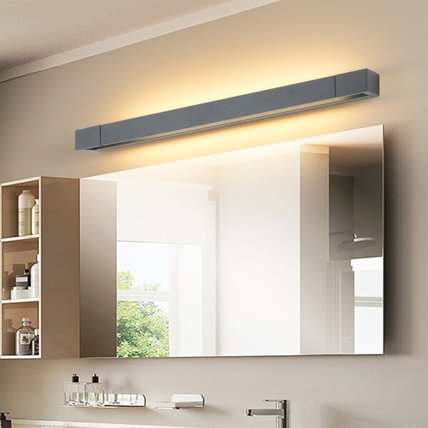 Brilagi - LED осветление за огледало за баня AQUA LINE LED/18W/230V 60 cm IP44 антрацит