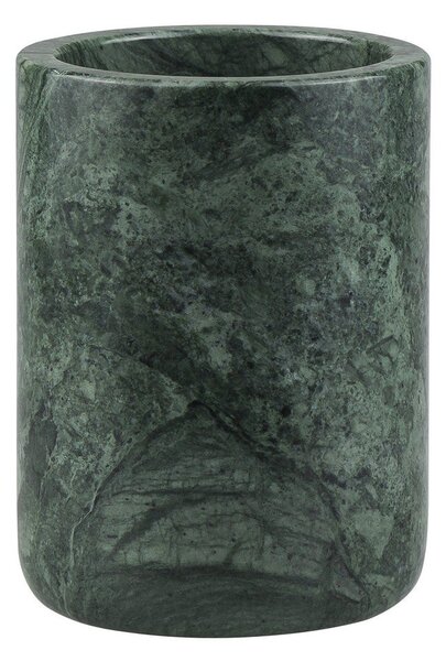 Тъмнозелена мраморна чаша за четки за зъби Marble – Mette Ditmer Denmark