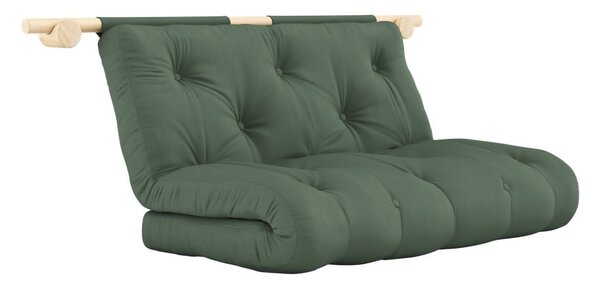 Зелен разтегателен диван 135 cm Hooked – Karup Design