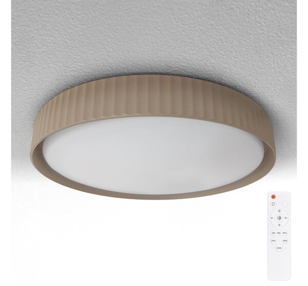 Brilagi - Димируемо LED таванно осветително тяло LUCIA LED/48W/230V Ø 41 см кафяво + дистанционно управление