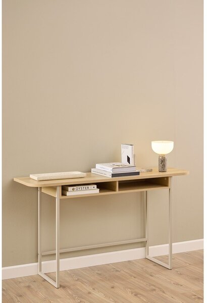 Конзолна маса от декор от дъб в естествен цвят 40x140 cm Darlington – Actona