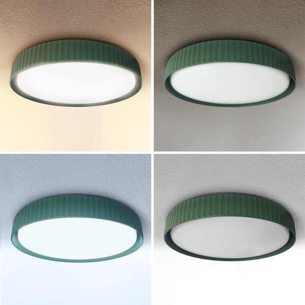 Brilagi -LED Димируемо таванно осветително тяло LUCIA LED/48W/230V диам. 41 см зелено+ДУ