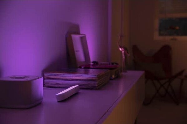 Philips - Комплект 2x LED RGB настолна лампа Hue AMBIANCE LED/6W/230V бяла