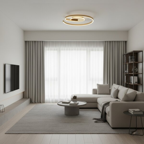 Brilagi -LED Димируемо таванно осветително тяло SPIRAL LED/56W/230V 3000/4000/6000K+дистанционно управление