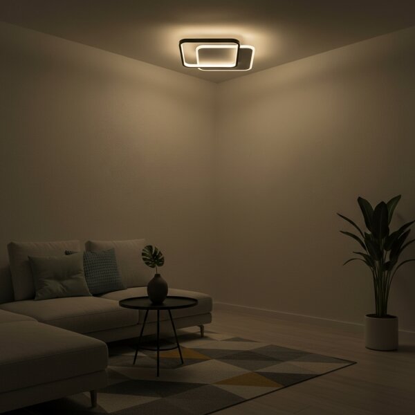 Brilagi - Димируемо таванно LED осветително тяло FLARE LED/43W/230V 3000/4000/6000K + с дистанционно управление