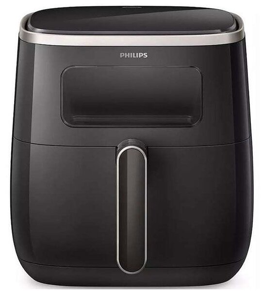 PHILIPS Airfryer 5.6L 1700W see though window NutriU App black