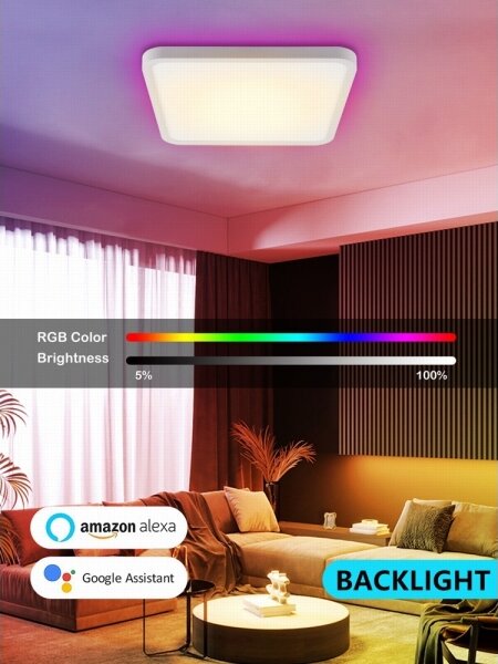 Immax NEO 07168-W40-LED RGB+CCT Димируема лампа 50W/230V Wi-Fi Tuya бял + д.у