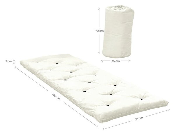 Много мек матрак футон в цвят горчица 70x190 cm Bed In A Bag – Karup Design