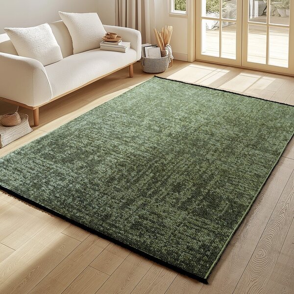 Зелен килим подходящ за пране 80x150 cm Space 1900 – Ayyildiz Carpets