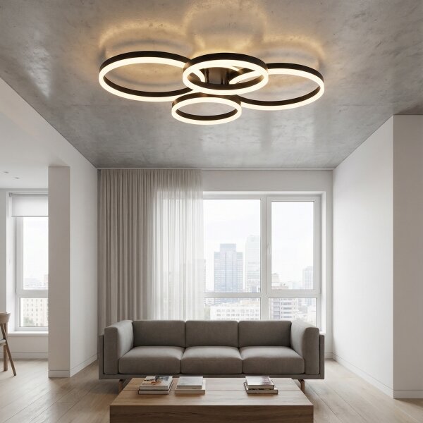 Brilagi - LED регулируемо таванно осветление ORBITS LED/52W/230V 3000-6000K + DO