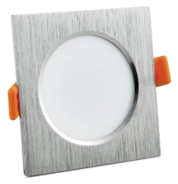 LED Осветление за окачен таван VENUS LED/7W/230V сребърна квадрат