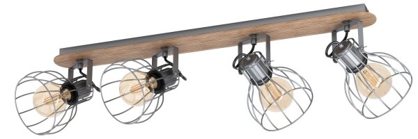 Eglo 98137 - Точково осветително тяло SAMBATELLO 4xE27/40W/230V