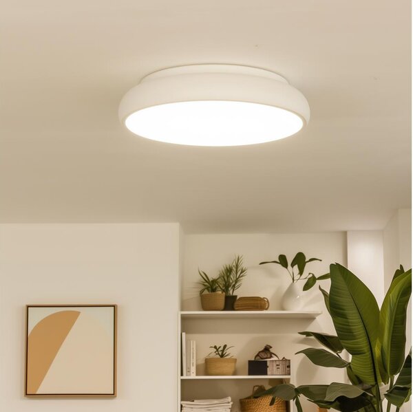 Eglo 33764 - LED RGBW димируемо таванно осветително тяло RIODEVA-C 1xLED/27W/230V Ø44,5 cm бяло