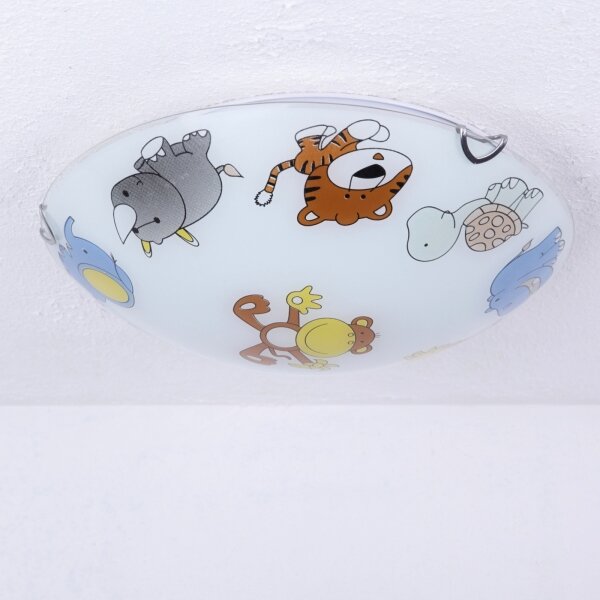 Globo 40607 - Детска плафониера KIDDY 2xE27ILLU/60W/230V