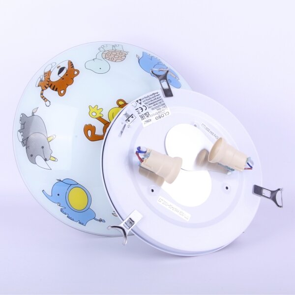 Globo 40607 - Детска плафониера KIDDY 2xE27ILLU/60W/230V
