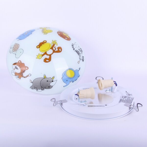 Globo 40607 - Детска плафониера KIDDY 2xE27ILLU/60W/230V