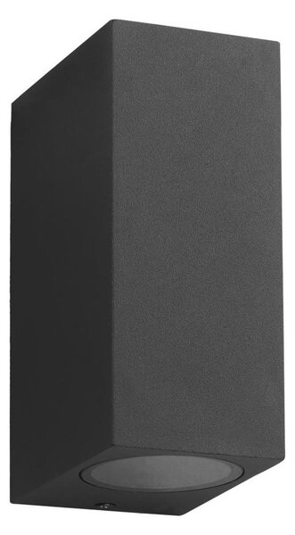 Екстериорен аплик BOKA 2xGU10/60W/230V IP44 черен