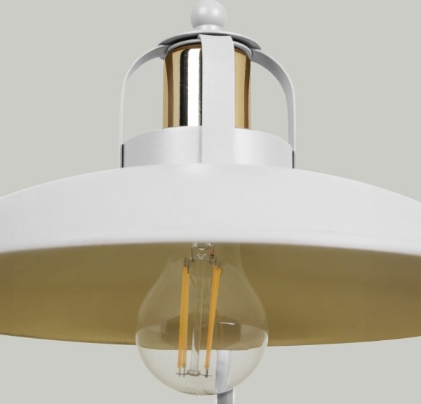 Настолна лампа FELIX 1xE27/60W/230V бяла