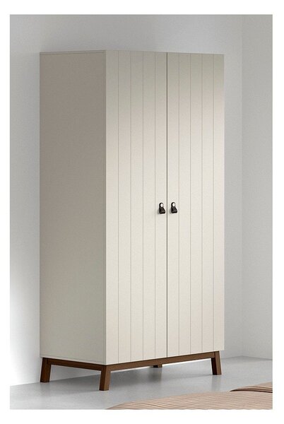 Бежов детски гардероб 99x196x58 cm Sezane – Vipack