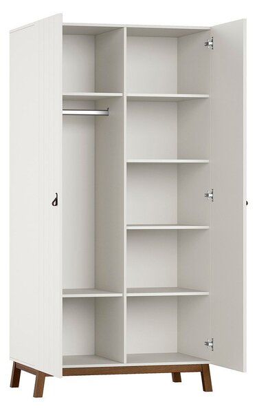 Бежов детски гардероб 99x196x58 cm Sezane – Vipack