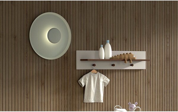 Бежова стенна детска закачалка 80x18 cm Sezane – Vipack