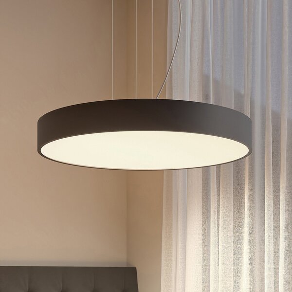 Arcchio Noabelle LED висяща лампа, черна, 80 cm, Затъмняване, Черен, Кухня, Метал, Модерен