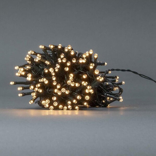Nedis CLBO192 - LED гирлянд 192xLED/7 режима/3xAA 14,9m IP44 топла бяла светлина