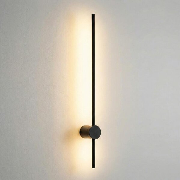 Ideal Lux - LED аплик ESSENCE LED/12W/230V 70 см 3000K CRI 90 черен