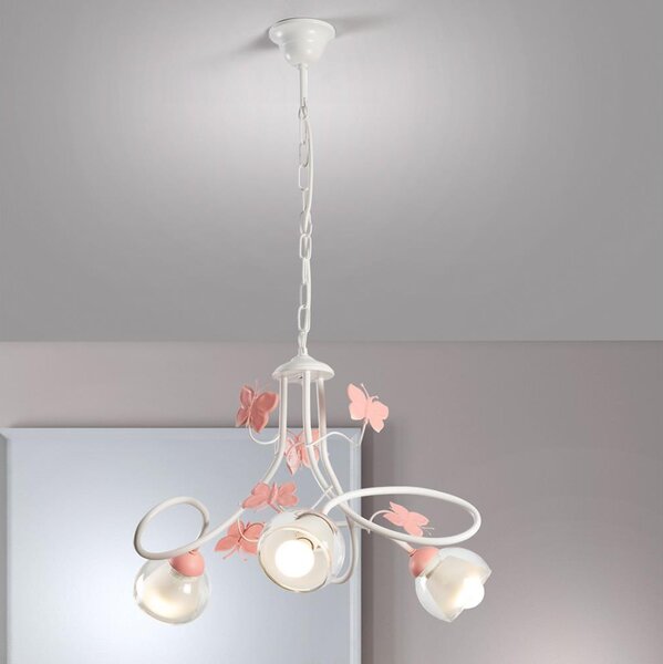 ONLI - Детски полилей BUTTERFLY 3xE14/6W/230V